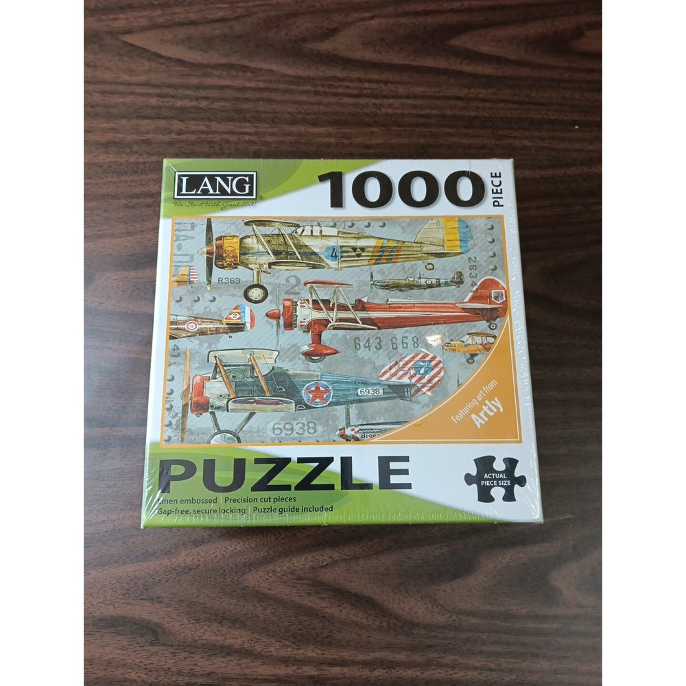 Lang 1000 Piece Jigsaw Puzzle Planes Vintage Aviation Art by C Artly 5038013
